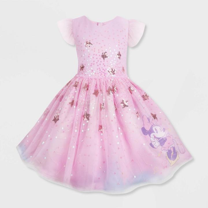 Girls' Disney Minnie Mouse Fancy Dress - Pink