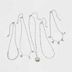Girls' 5pk Butterfly And Pendant Set Necklace - Art Class , Red/silver