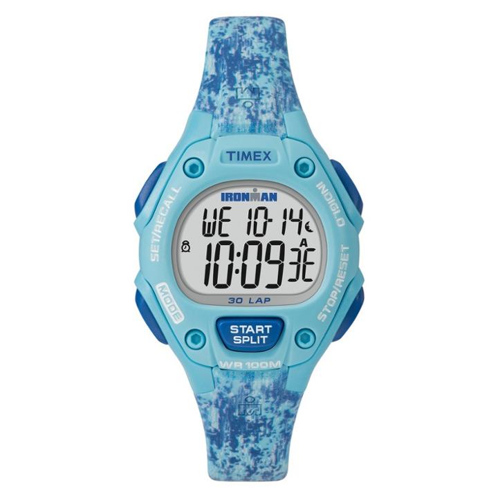 Women's Timex Ironman Classic 30 Lap Digital Watch - Blue Tw5m16200jt