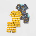 Toddler Boys' 4pc Dino And Palm Tight Fit Pajama Set - Cat & Jack