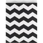 Creative Converting 10ct Black Chevron Treat Bags