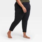 Women's Plus Size Loose Fit Practice Pants - All In Motion Black 1x, Women's,