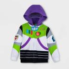 Boys' Disney Toy Story Buzz Lightyear Activewear Sweatshirt - Green/white/purple 3 - Disney Store, Green/purple/white