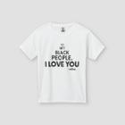 Ev Black History Month Mess In A Bottle X Target Black History Month Kids' 'to My Black People I Love You' Short Sleeve T-shirt - White