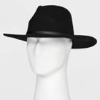 Men's Poly Wool Panama Hat - Goodfellow & Co Black