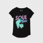 Girls' Disney 'soul Mates' Short Sleeve T-shirt - Black