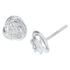 Target Fine Jewelry Sterling Silver Stud Earrings - White, Girl's