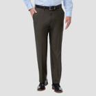 Haggar Men's Big & Tall Premium Comfort Classic Fit Flat Front Dress Pants - Charcoal 44x29,
