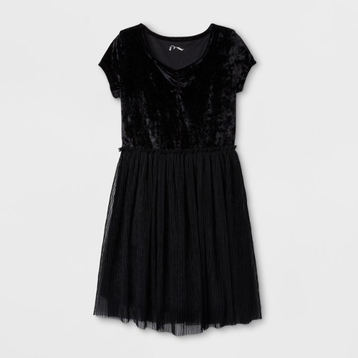 Girls' Mesh Ballet Dress - Art Class Black