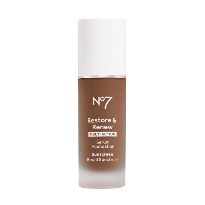 No7 Restore & Renew Multi Action Serum Foundation Spf 30 - Umber
