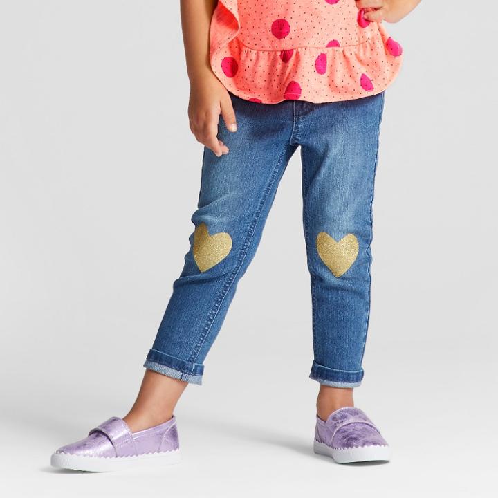 Toddler Girls' Skinny Jeans - Cat & Jack Medium Wash