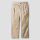 Husky Boys' Reinforced Knee Pleated Pants - Cat & Jack Vintage Khaki 8,