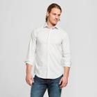 Men's Plaid Standard Fit Ultimate Long Sleeve Button-down Dress Shirt - Goodfellow & Co Gray