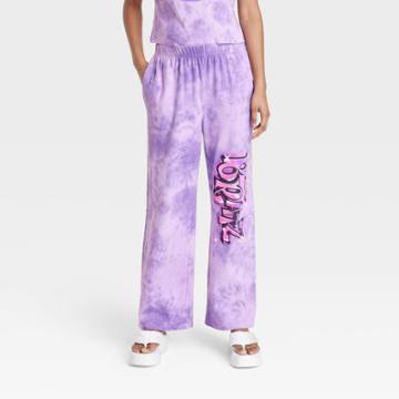 Mga Entertainment Women's Bratz Sasha Graphic Wide Leg Lounge Pants - Lavender
