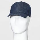 Men's Denim Baseball Hat - Goodfellow & Co Dark Blue