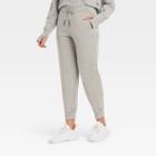 Women's Mid-rise French Terry Acid Wash Jogger Pants With Side Panel - Joylab Medium Heather Gray Xxs