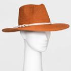 Women's Straw Panama Hat - Universal Thread Rust, Red
