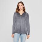 Women's Long Sleeve Lace Detail Pleated Yoke Top - Knox Rose Carbon