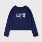 Levi's Girls' Long Sleeve T-shirt - Navy