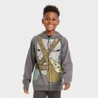 Lucas Boys' Star Wars: The Mandalorian The Child Cosplay Sweatshirt - Charcoal Gray