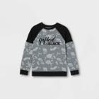 No Brand Black History Month Kid's Gifted And Black Sweatshirt - Black