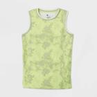 Boys' Sleeveless Printed T-shirt - All In Motion Bright Yellow