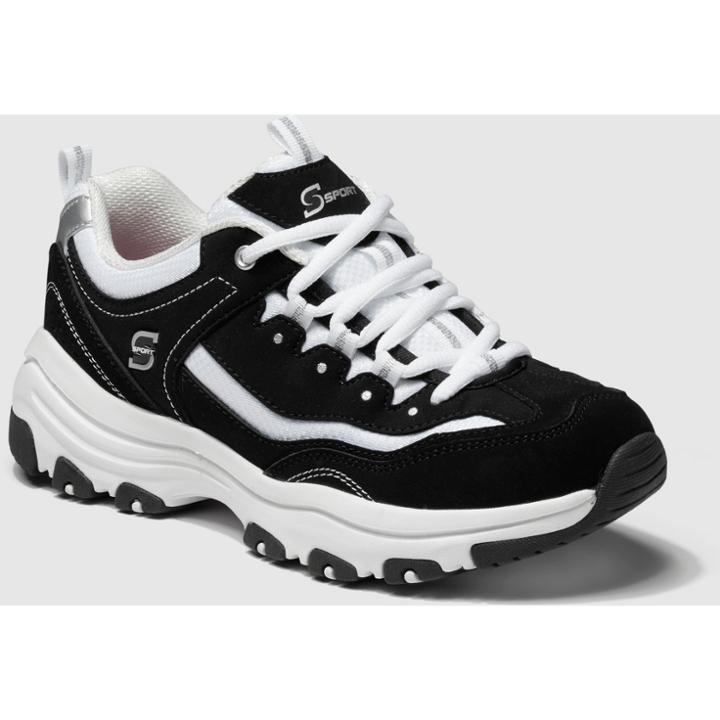 Women's S Sport By Skechers Gabie Lace Up Training Sneakers - Black