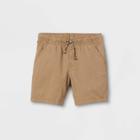 Toddler Boys' Woven Pull-on Shorts - Cat & Jack Tan