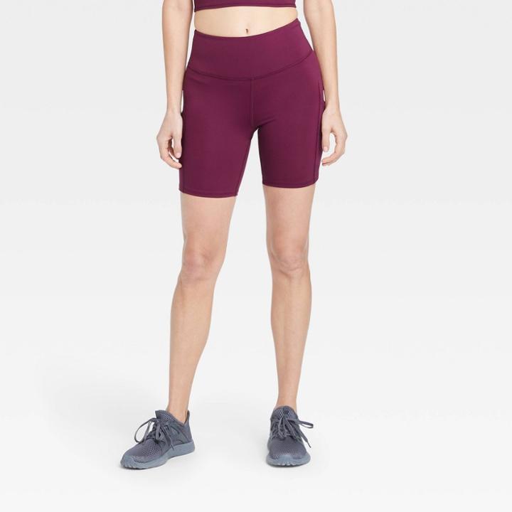 Women's Sculpt Bike Shorts 7 - All In Motion Plum Purple