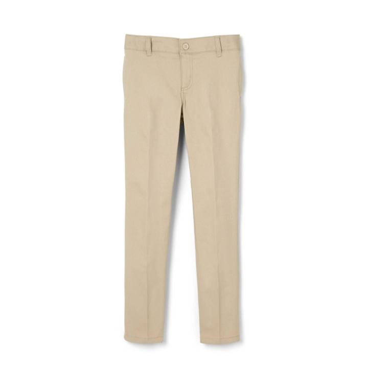 French Toast Young Womans' Uniform Chino Pants - Khaki