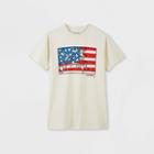Women's Keith Haring Flag Short Sleeve Boyfriend Graphic T-shirt - Ivory