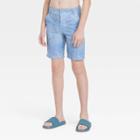 Boys' Textured Hybrid Swim Shorts - Art Class Blue