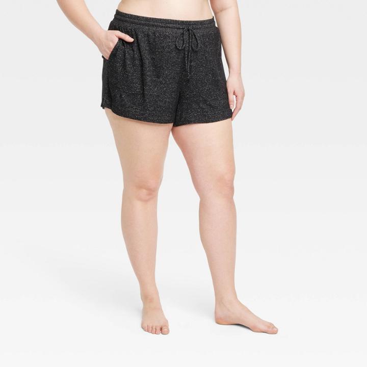 Women's Perfectly Cozy Shorts - Stars Above Dark Gray