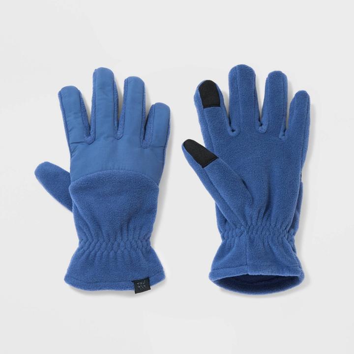 Women's Polartec Fleece Gloves - All In Motion Blue
