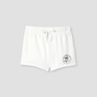 Grayson Mini Toddler Girls' Palm Pull-on Shorts - White