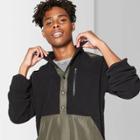 Men's Casual Fit Microfleece Pullover Sweater - Original Use Paris Green