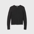 Women's Crewneck Pullover Sweater - A New Day Black