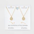 Beloved + Inspired 14k Gold Dipped Big Dipper Little Dipper Chain Necklace