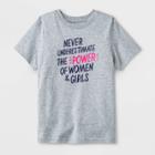 Girls' T-shirt - Cat & Jack Light Gray Heather