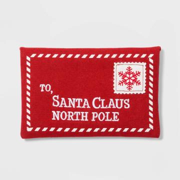 Fabric Envelope To: Santa Gift Bag - Wondershop , Red