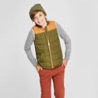 Boys' Faux Fur Jacket - Cat & Jack Olive