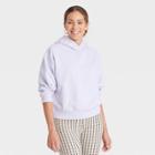 Women's Hooded Fleece Sweatshirt - A New Day Lilac