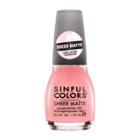 Sinful Colors Sheer Mattes Nail Polish - Icing On The Cake