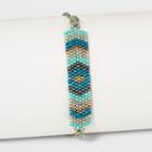 Patterned Seed Bead With Symmetrical Pattern Bracelet - Universal Thread,