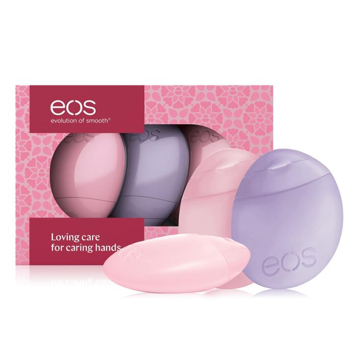 Eos Hand Lotions Gift Set 2 Berry Blossom And 1 Delicate Petals - 3pk