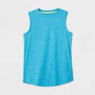 Boys' Sleeveless Tech T-shirt - All In Motion Turquoise S, Boy's,