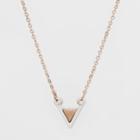 Chevron Inlaid Necklace - Universal Thread,