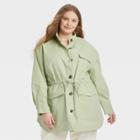 Women's Plus Size Utility Jacket - Universal Thread Green