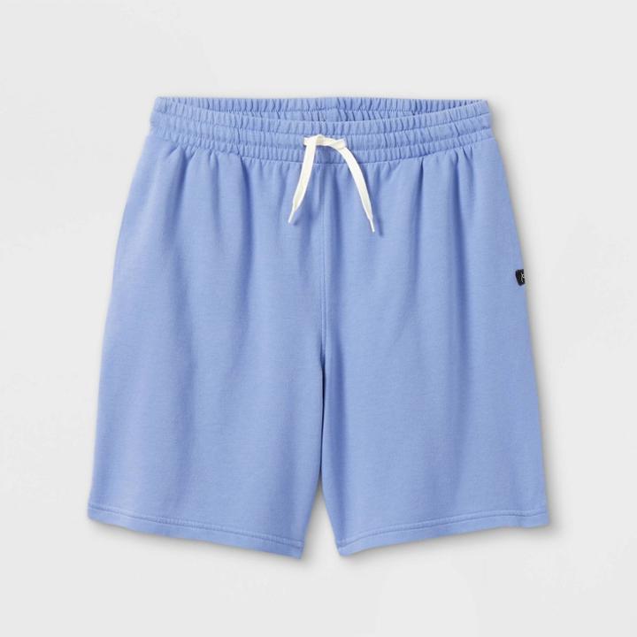 Boys' Mineral Wash Knit Pull-on Shorts - Art Class Blue