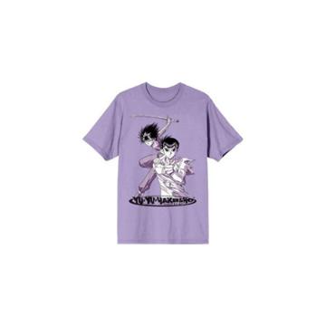 Men's Yu Yu Hakusho Short Sleeve Graphic T-shirt - Lavender